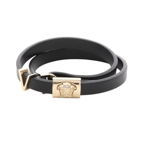 Versace Bracelet Medusa Leather Bracelet